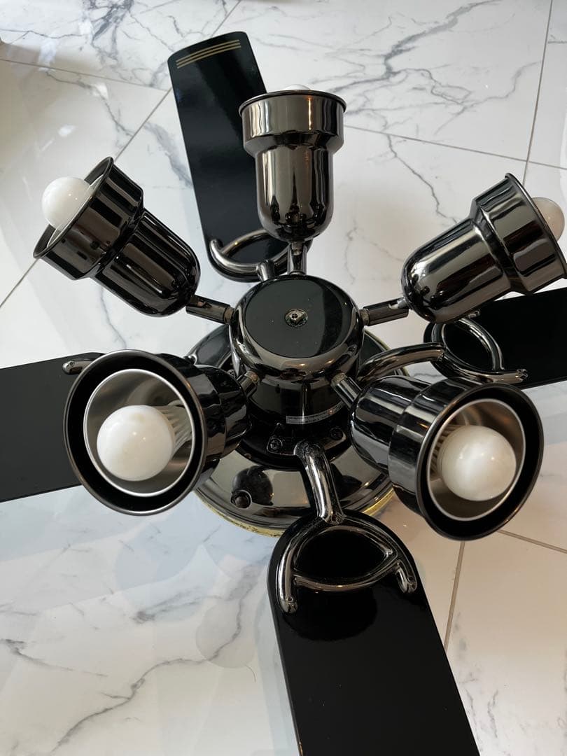 NEC シーリングファンXZF-65108R ブラック 黒 おしゃれ