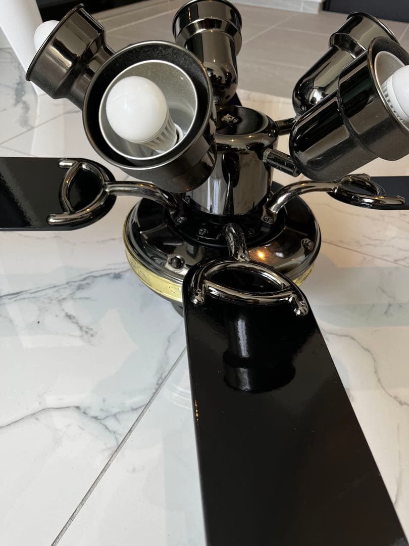 NEC シーリングファンXZF-65108R ブラック 黒 おしゃれ