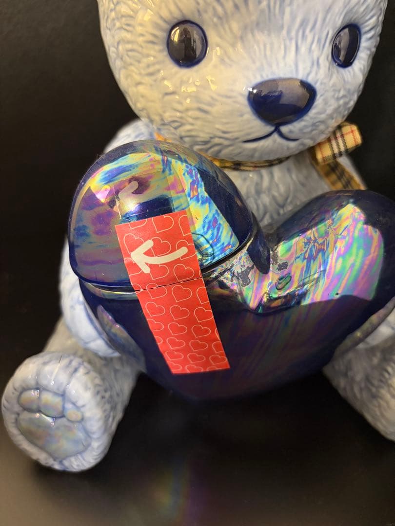 ⭐︎未使用封あり⭐︎テディデキャンタAYAME ブランデー 飾り ボトル 青