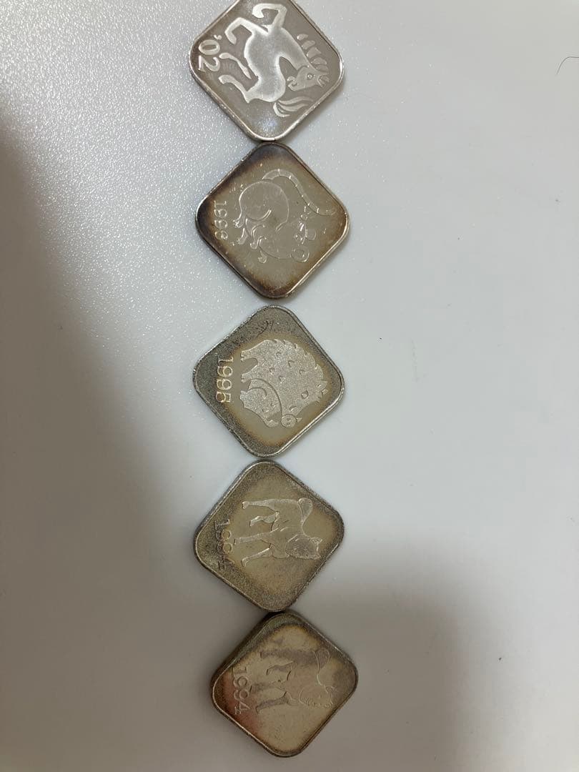 造幣局 純銀 銀 silver メダル 5枚セット 桜の通り抜け 記念 おまとめ