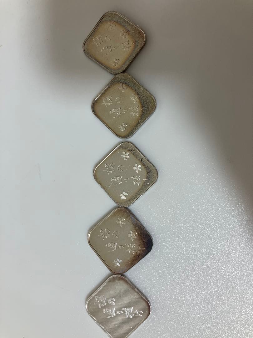 造幣局 純銀 銀 silver メダル 5枚セット 桜の通り抜け 記念 おまとめ