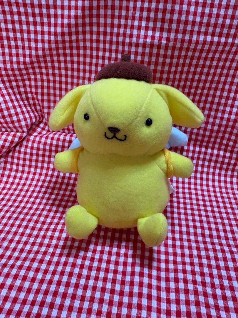 ポムポムプリン エンジェル 天使 ぬいぐるみ 平成初期