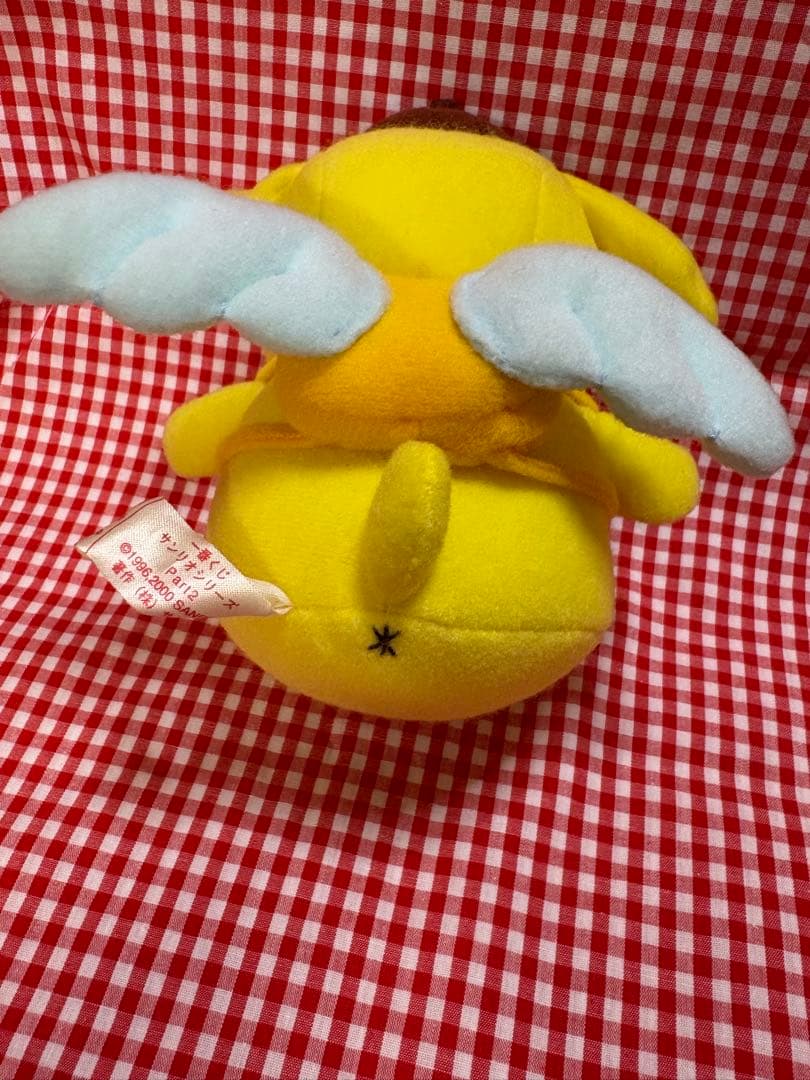 ポムポムプリン エンジェル 天使 ぬいぐるみ 平成初期
