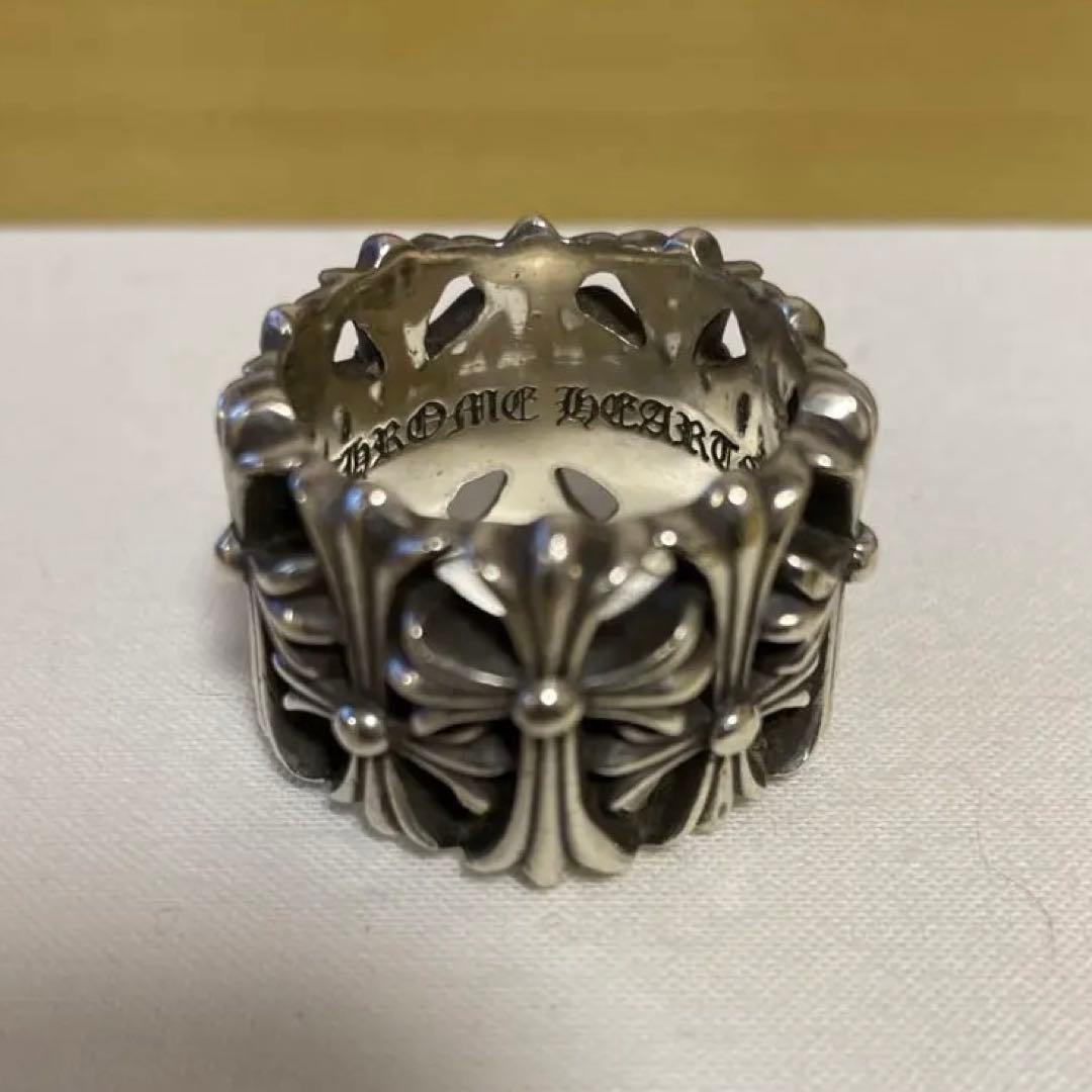 【年越大特価】CHROME HEARTSセメタリークロス リング 23号