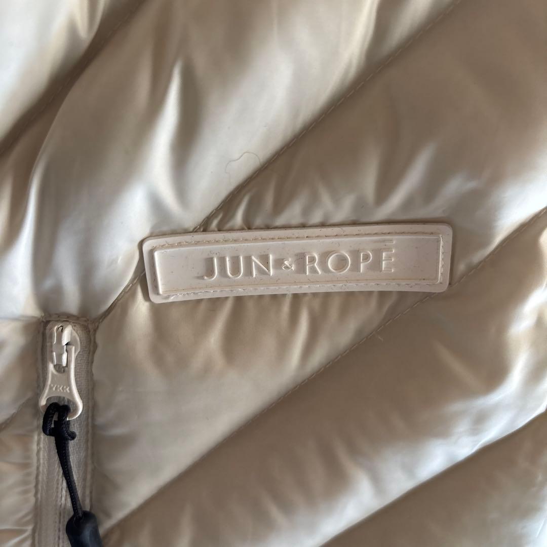 JUN&ROPE ホワイト ダウンベスト