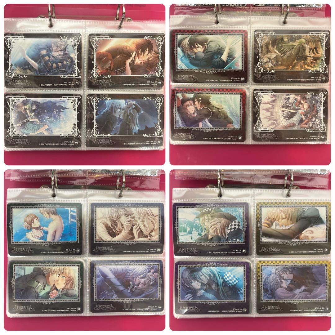 コンプリート　アムネシア　サインカード　トレカ　AMNESIA コンプ