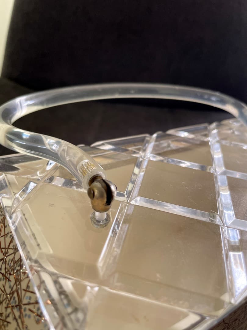 1940 〜 1950ビンテージ　超レア　ルーサイトバッグ　パーティバッグ