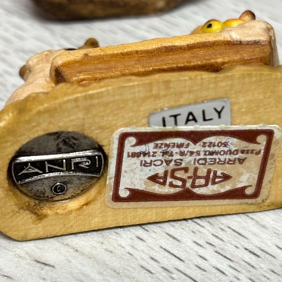 アンリ　人形　木製　クリスマス　置物