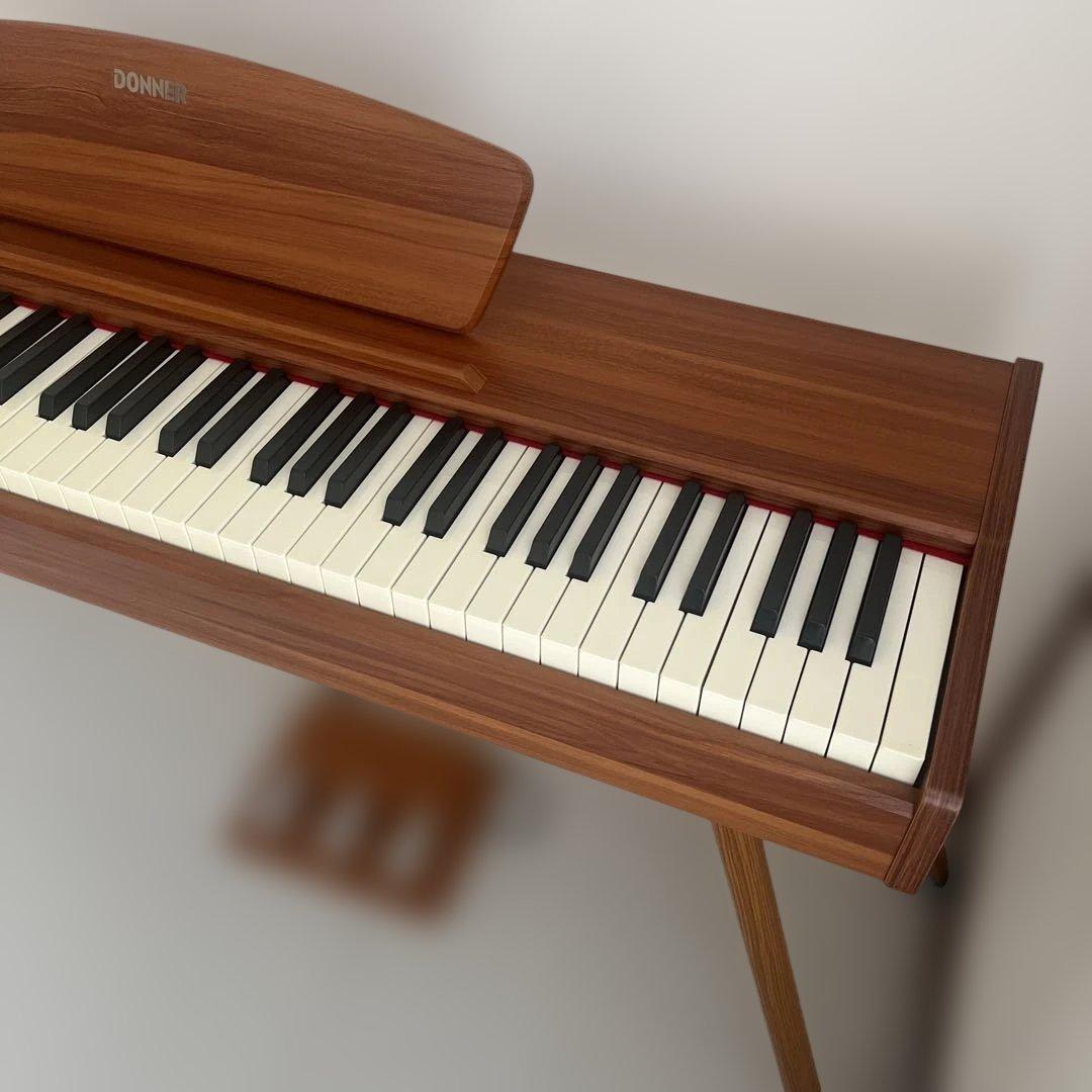 Donner 電子ピアノ 88鍵盤 3本ペダル DDP-80