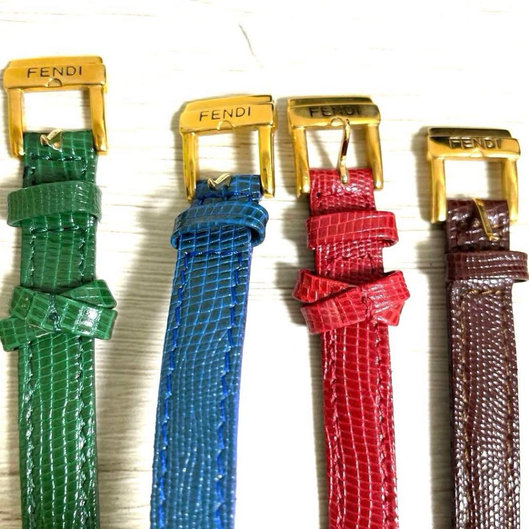 【美品SALE】フェンディ FENDI 640L チェンジベルト4色 時計なし