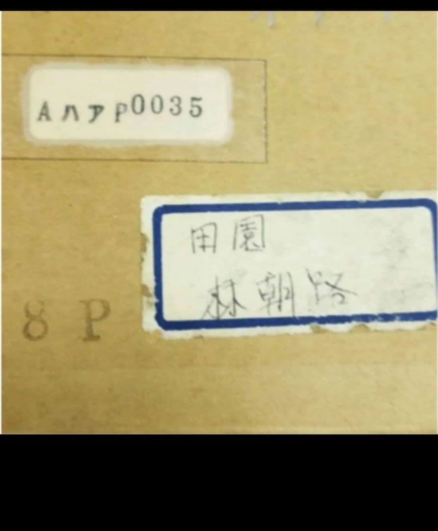 林朝路 田園 油彩です