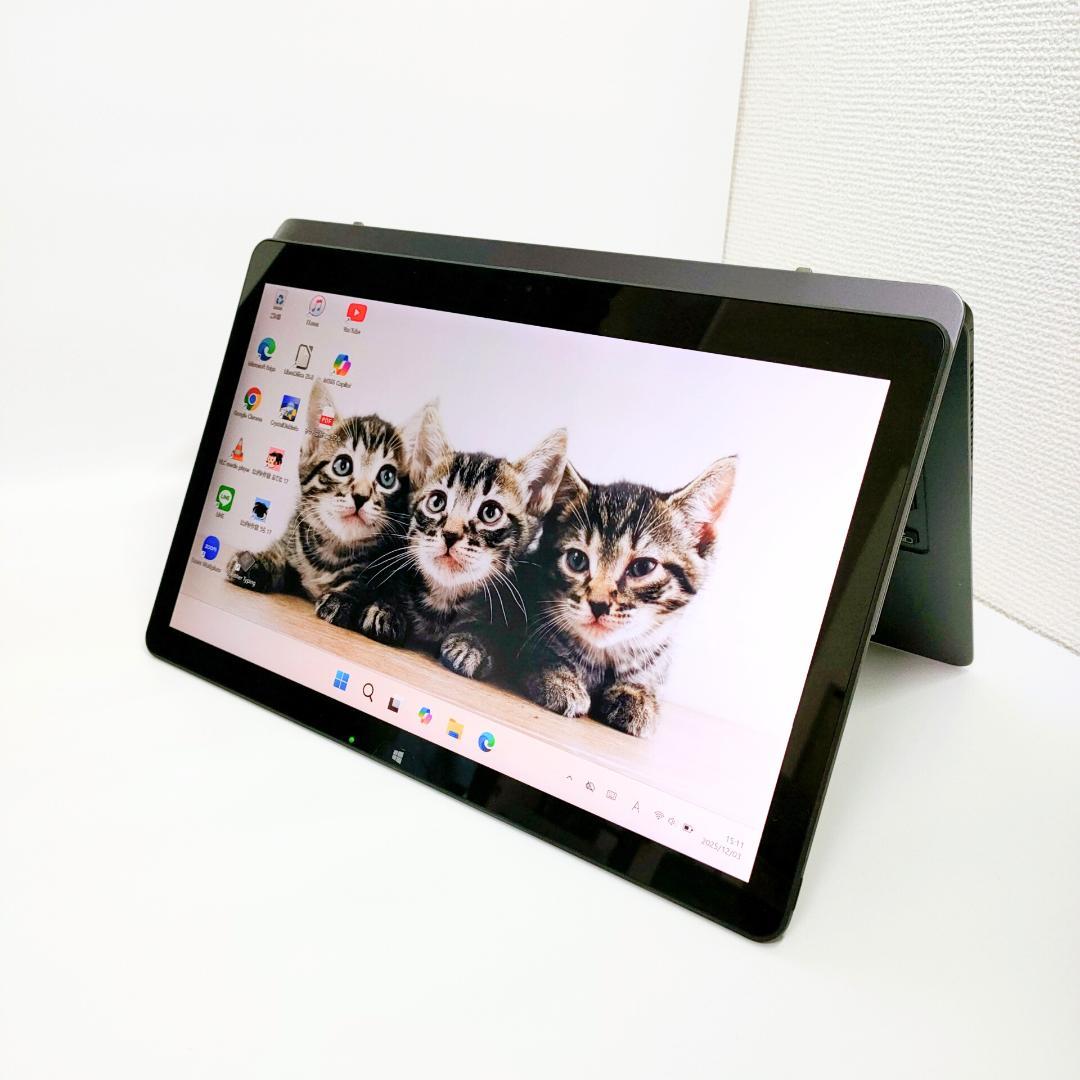 タッチパネル✨️バイオ/Windows11/SSD/カメラ付き小型ノートパソコン