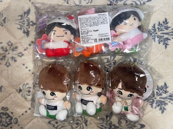 なにわ男子 ぬいぐるみ ちびぬい サンリオクリップマスコット