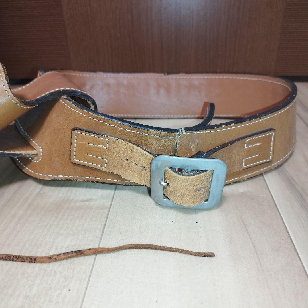 東京CMC ウエスタン ガンベルト ホルスター　飾り弾18個 本革 レザー