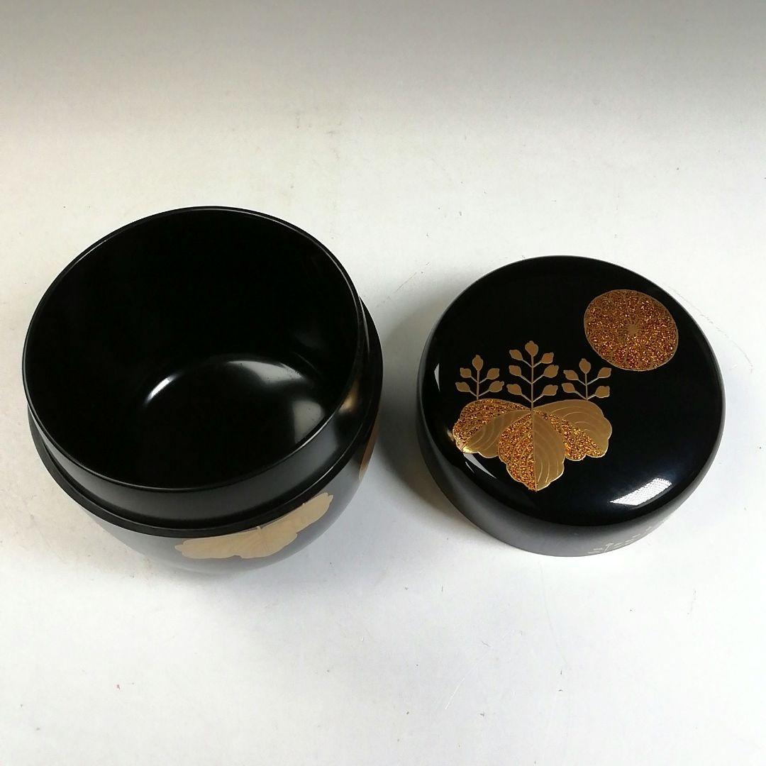 Ｔ９９１　棗　『高台寺蒔絵』『中棗』『佐々木麗峰 造』　共箱　茶道具