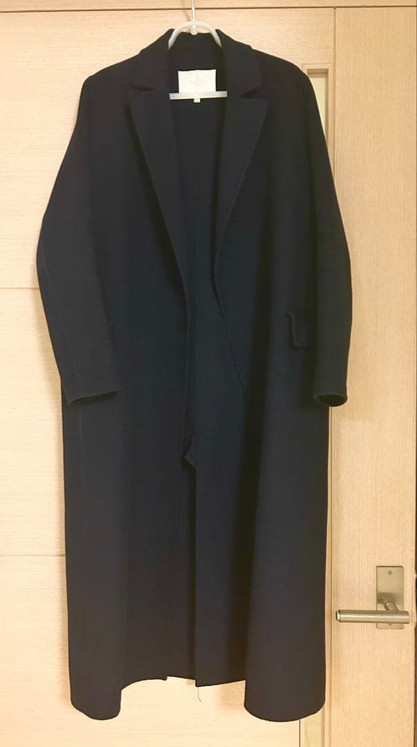 Maje ネイビー　チェスターコート
