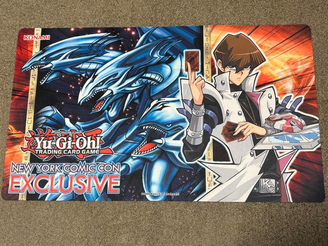 遊戯王 海馬瀬人 青眼の究極竜 コミコン 2015 プレイマット 公式 海外