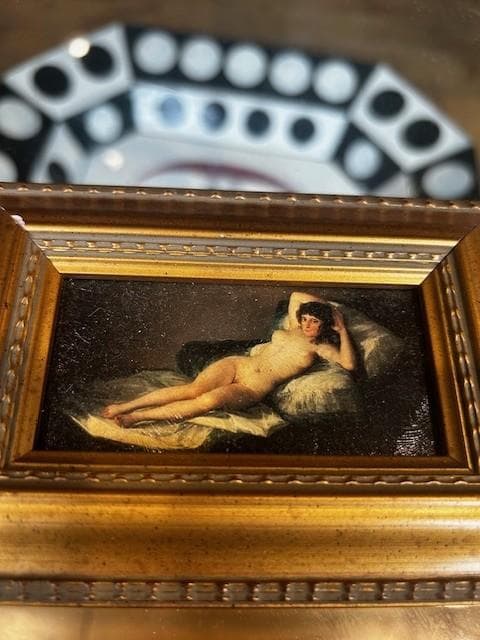 裸のマヤ　ミニ絵画