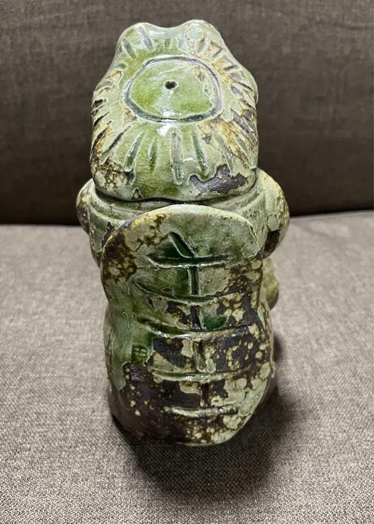 【信楽焼】カッパ夫婦　縁起物　陶器