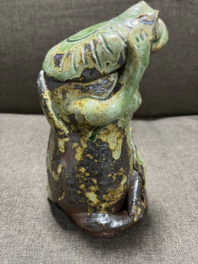 【信楽焼】カッパ夫婦　縁起物　陶器