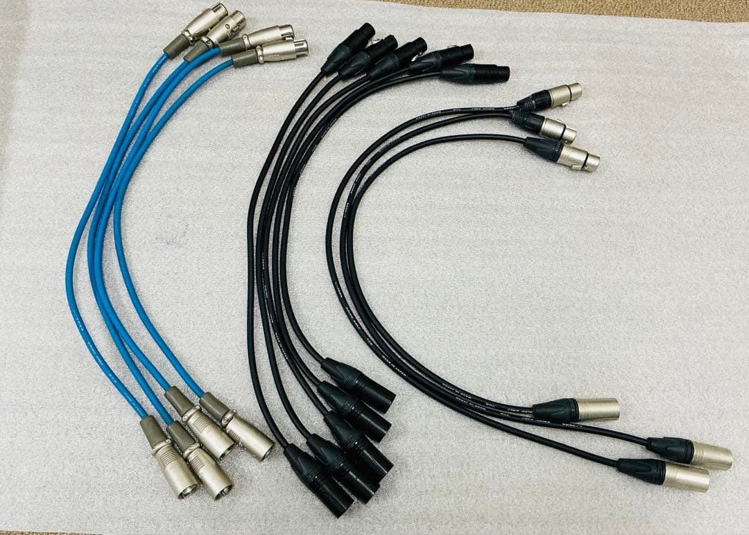 XLRパッチケーブル カナレ　ノイトリック　　12本セット