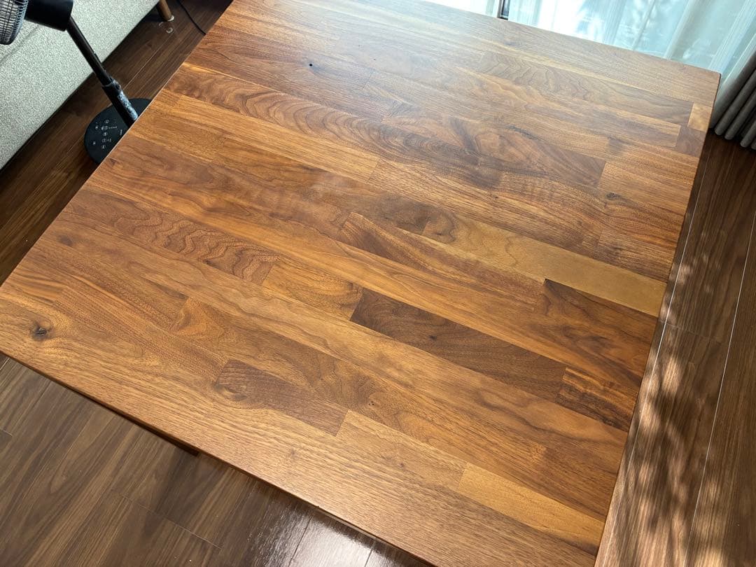 無印良品 ウォールナット ダイニングテーブル 80cm