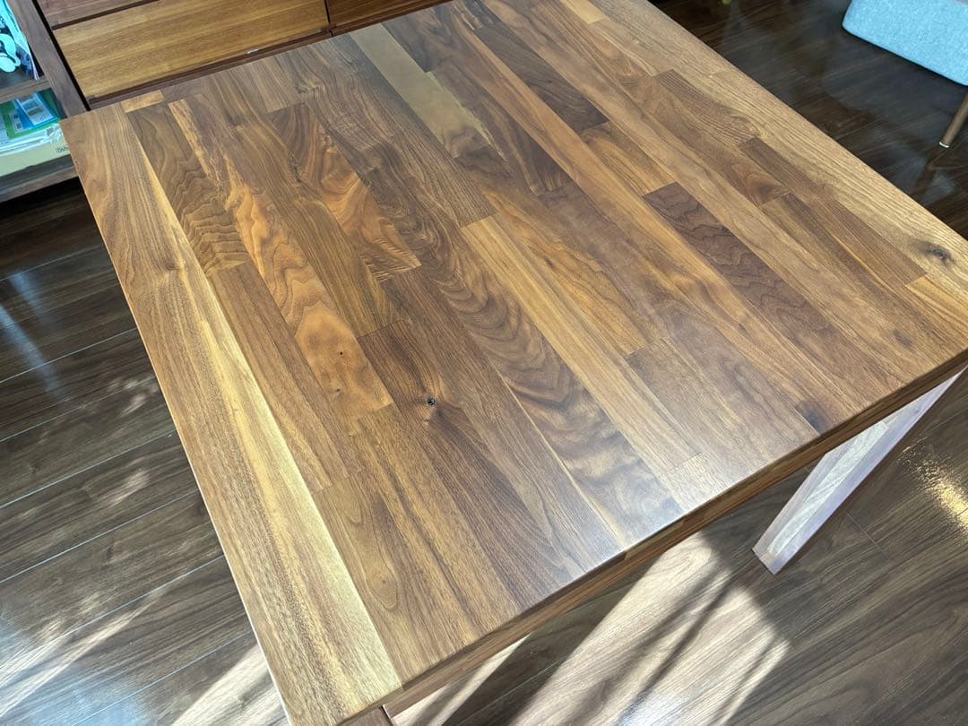 無印良品 ウォールナット ダイニングテーブル 80cm