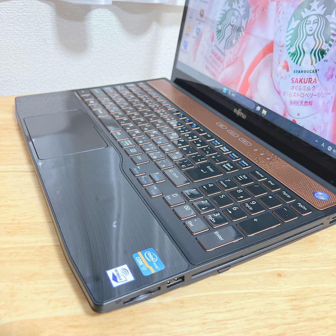 美品、高速コアi7、快適SSD、win11、オフィス2021、wi-fi