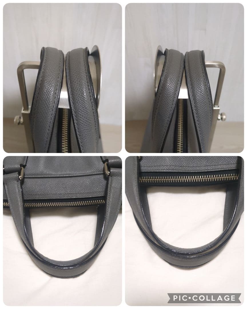 美品✨️ コーチ ビジネス バッグ レザー A4可 グレー