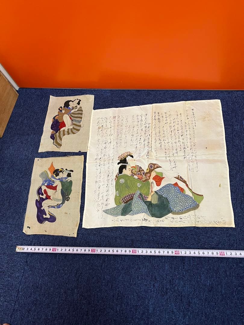 1455 骨董　古美術　春画　3枚　希少　時代物