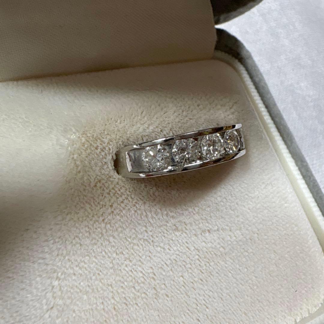 【新品仕上げ済】 Pt900 1.03ct 天然ダイアモンド 5.7g 指輪