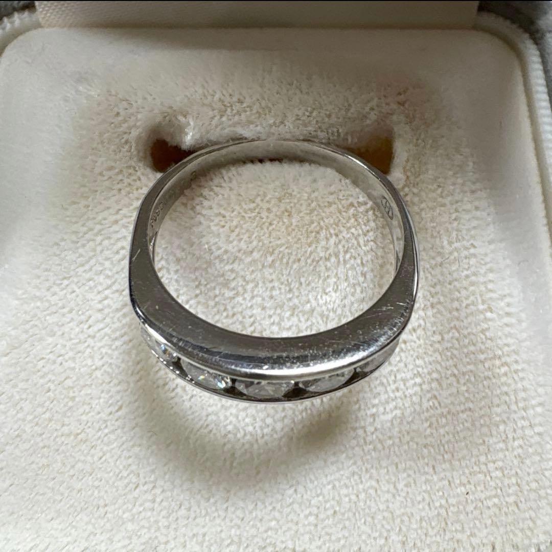 【新品仕上げ済】 Pt900 1.03ct 天然ダイアモンド 5.7g 指輪