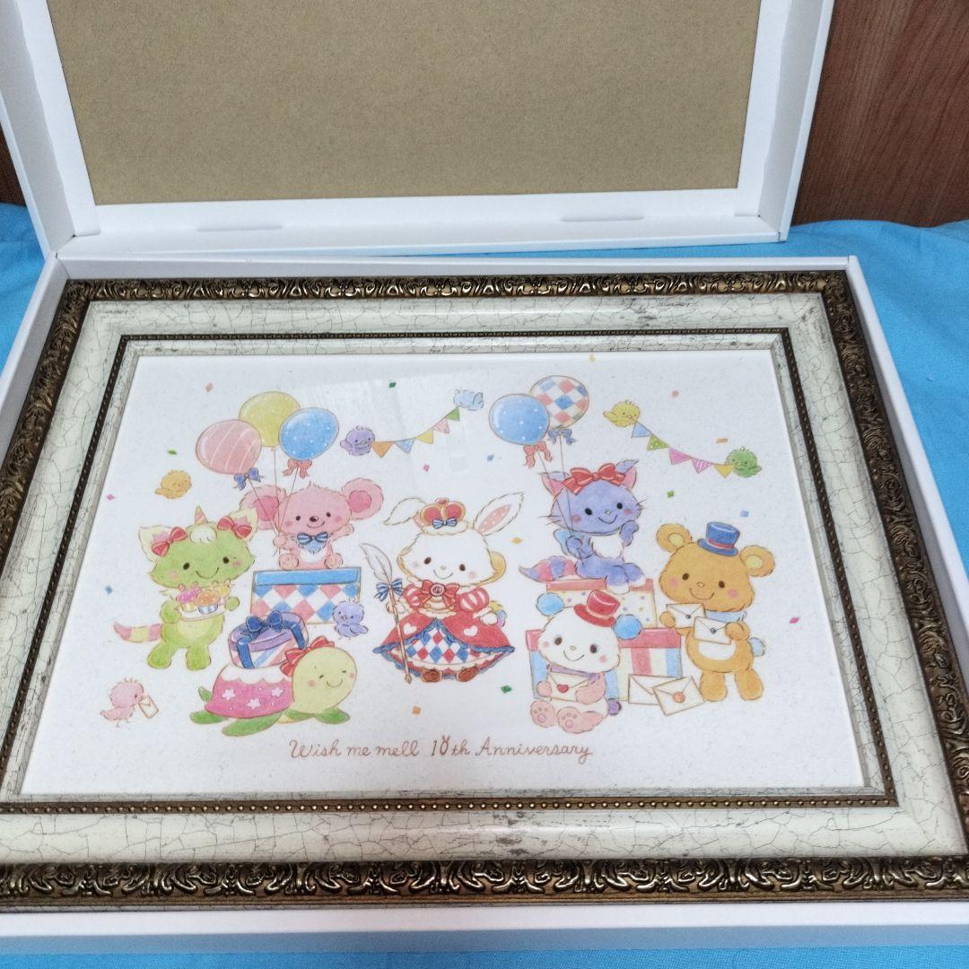 ウィッシュミーメル　10周年　アニバーサリー　レプリカ絵画　サンリオ