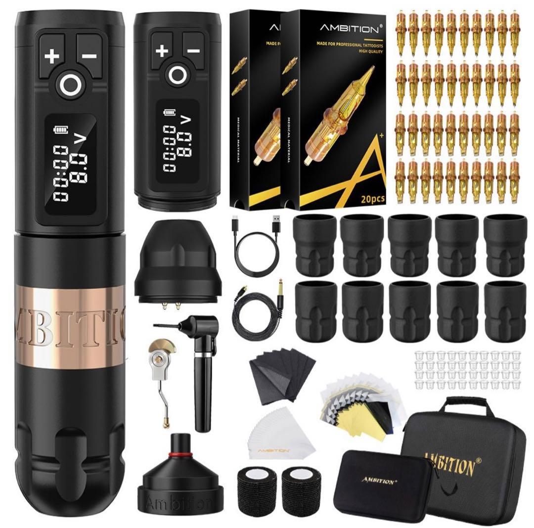 アンビションタトゥーキット ワイヤレスタトゥーマシン Ambition