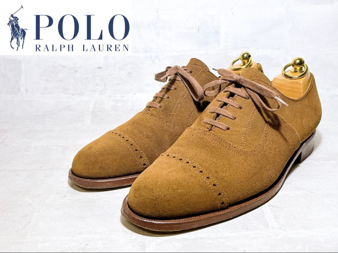 【美品】REGAL別注 ラルフローレン ストレートチップ 25.5EEcm