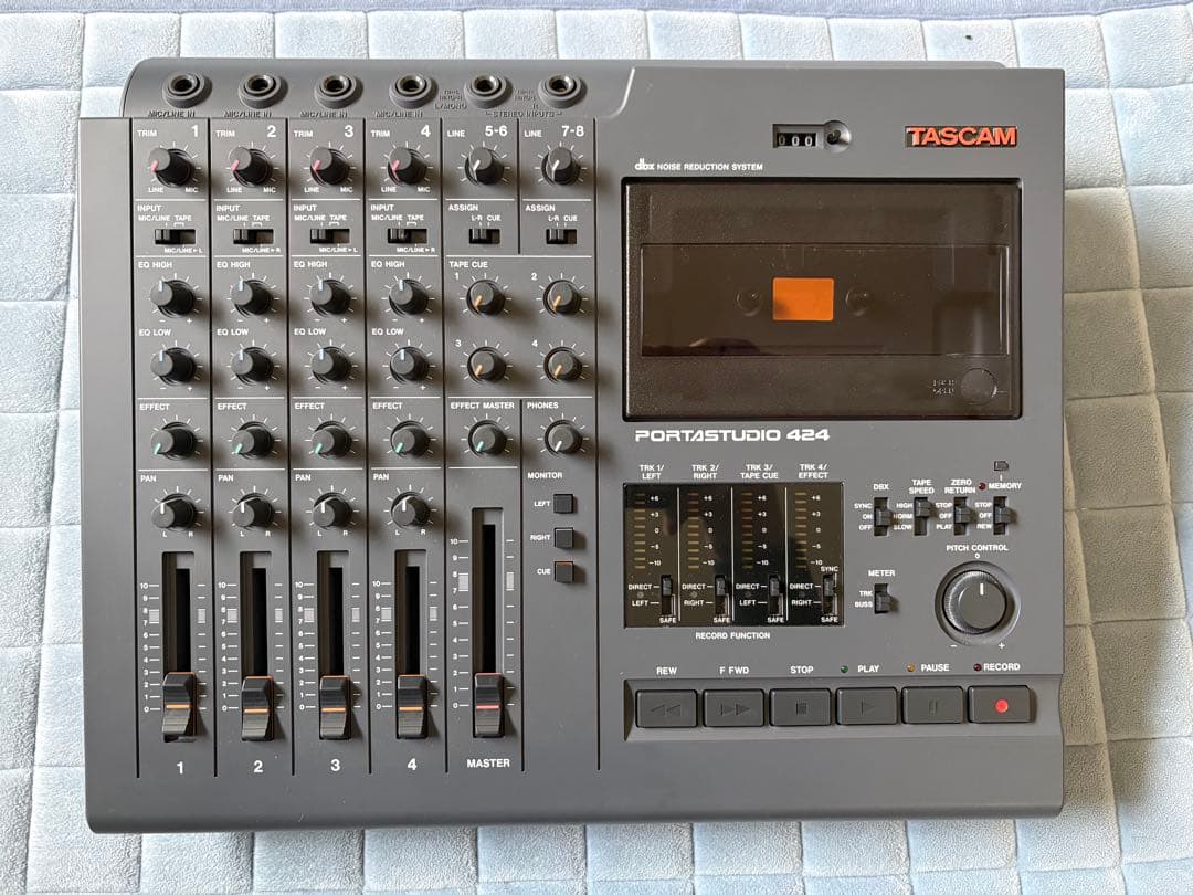 新品　保証書付き　TASCAM PORTASTUDIO 424取り扱い説明書あり