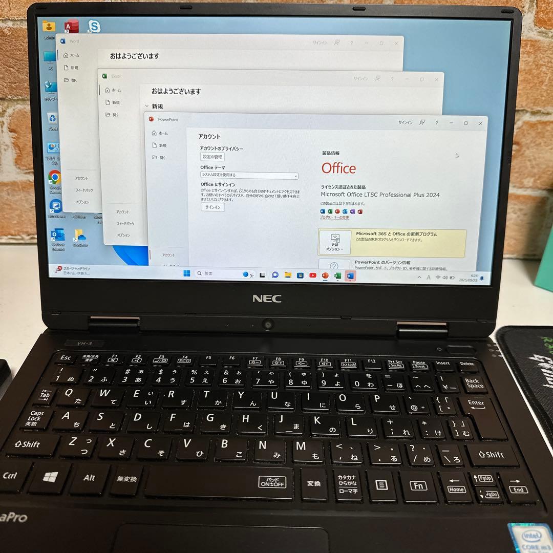美品NEC ノートPC サクサク起動SSD Windows11 Webカメラ