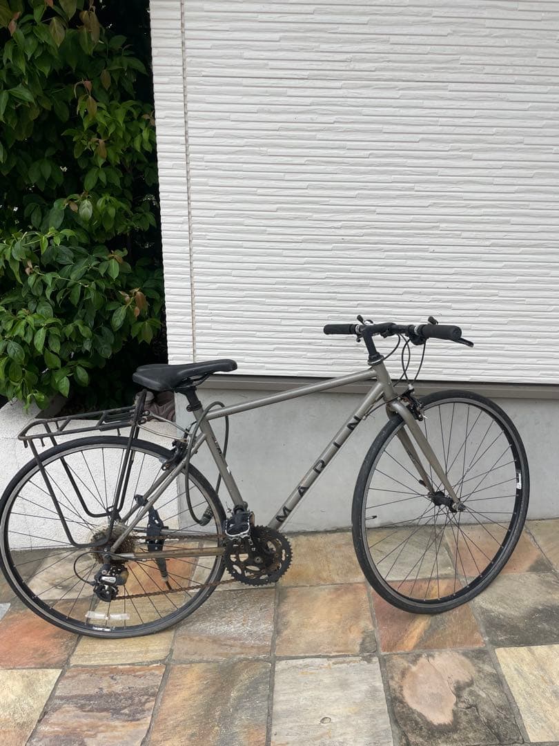 【即乗り可】MARIN クロスバイク グレー　自転車　直接引取り限定