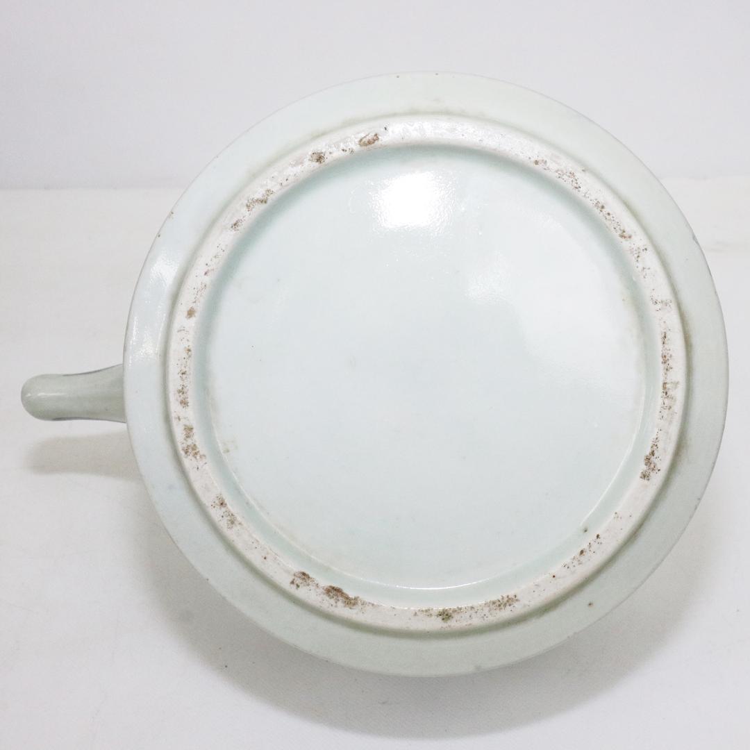 古伊万里　染付 花 蓮子　水注 銚子 酒器