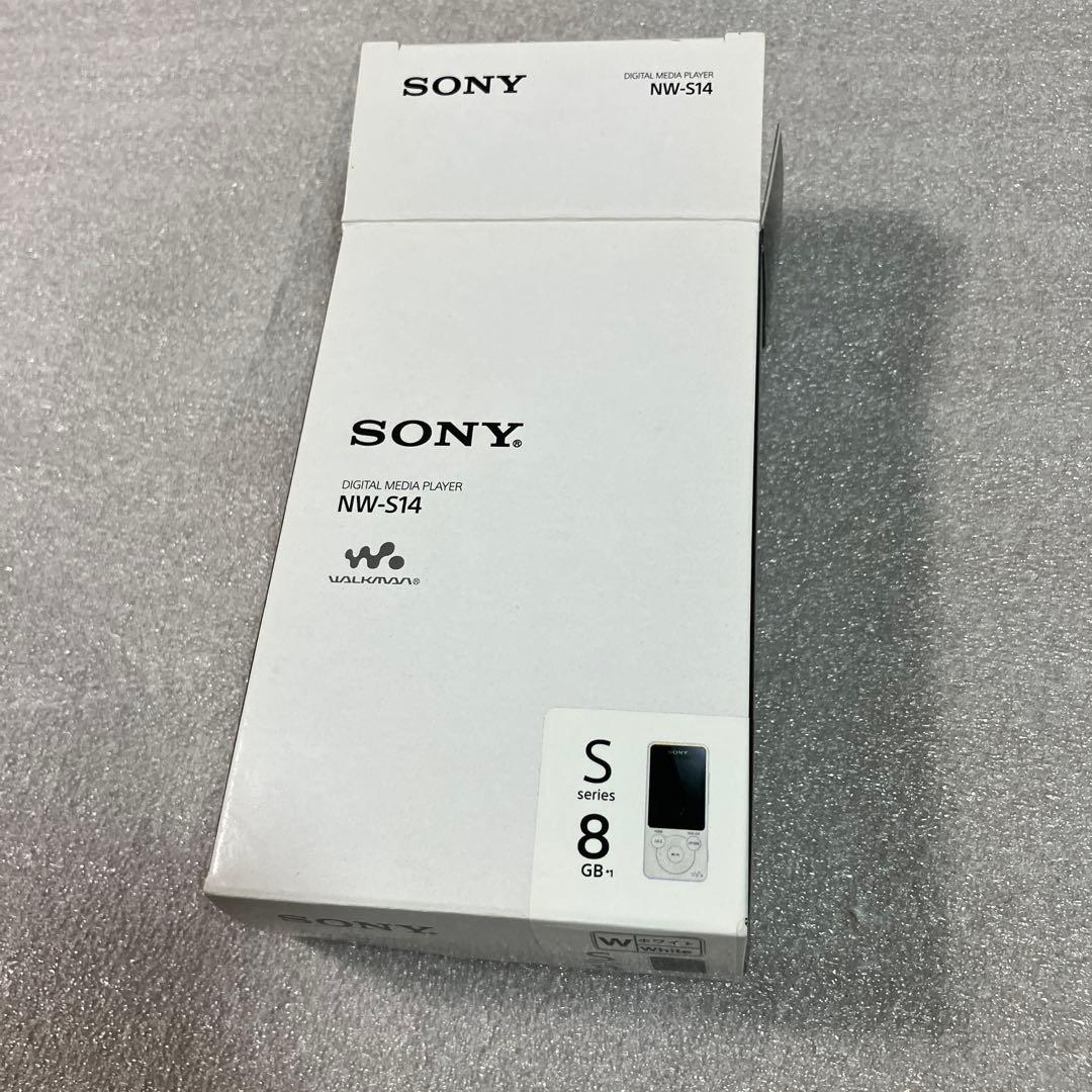 【付属品未開封・美品】SONY ウォークマン NW-S14 ホワイト 8GB