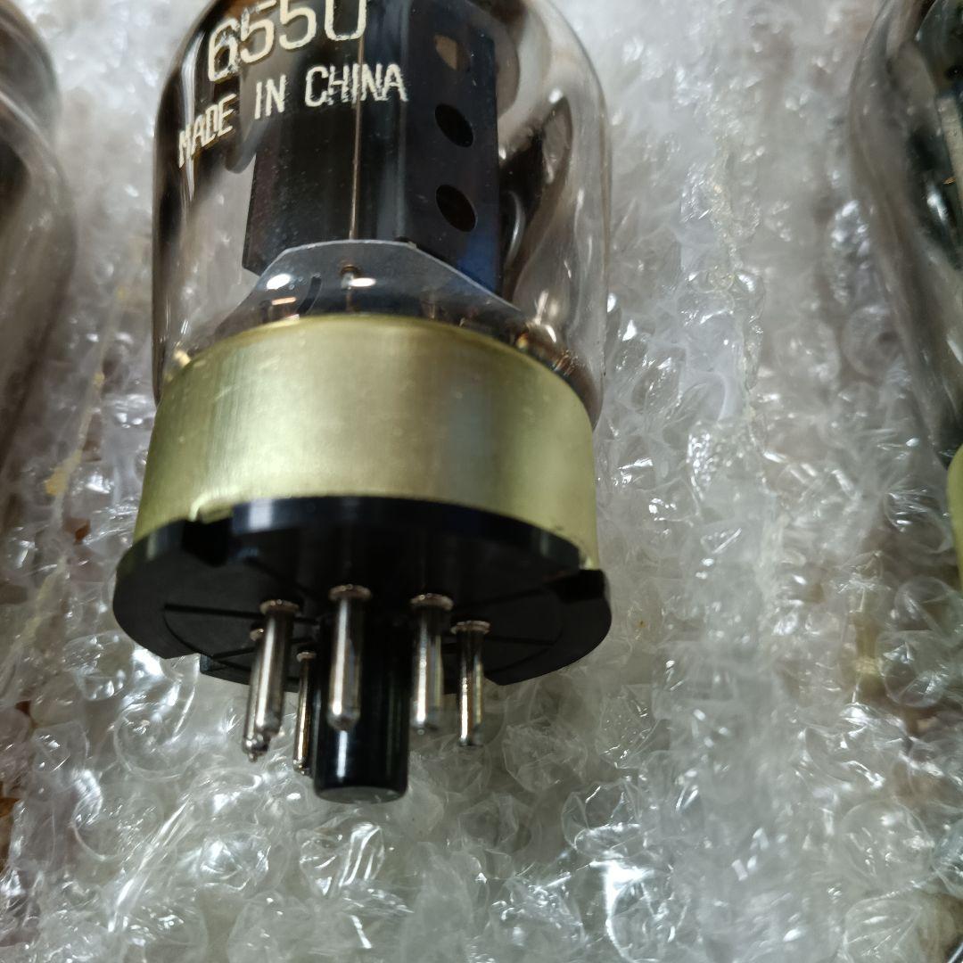 オーディオ専科キットAPー757の未使用真空管6550の4本セット