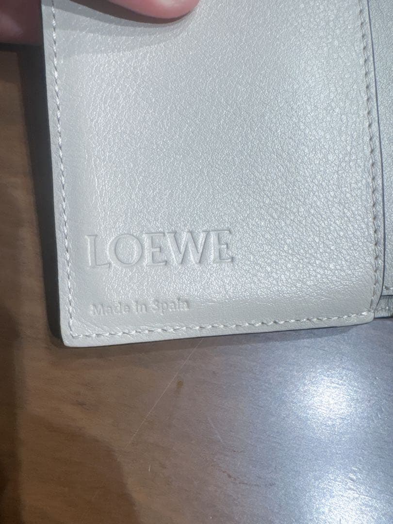 【shiroさん専用】LOEWE グリーン 三つ折り財布