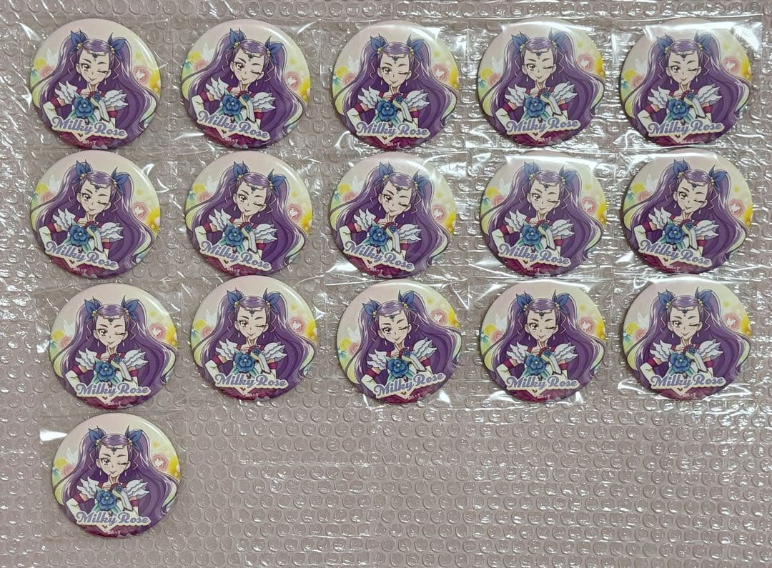 全プリキュア展 缶バッジ ミルキーローズ