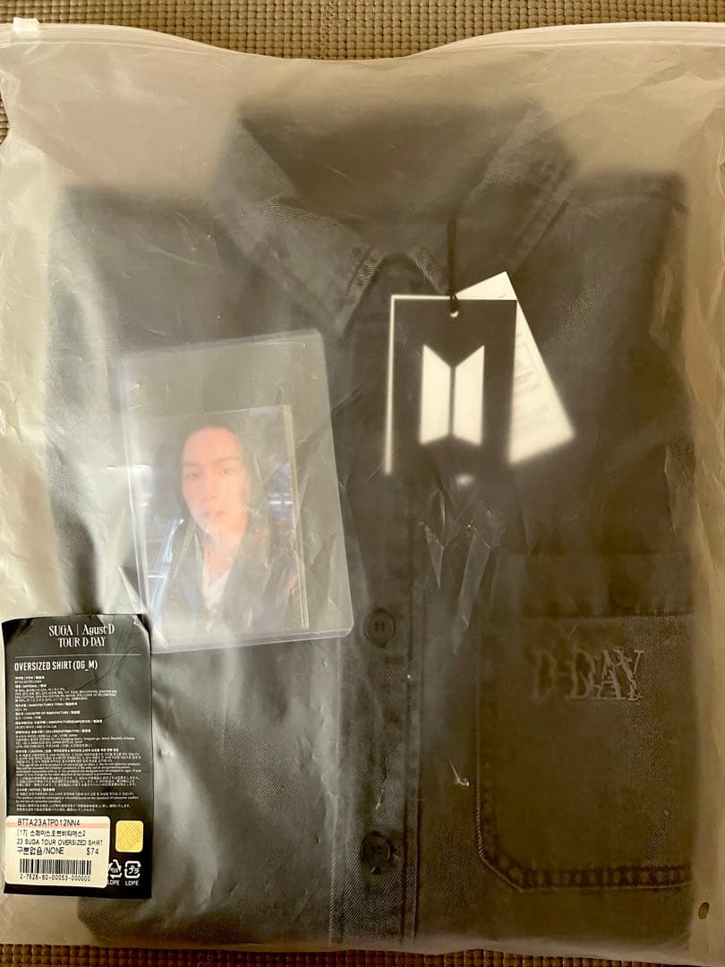 SUGA AgustD D-DAY オーバーサイズシャツ Mサイズ