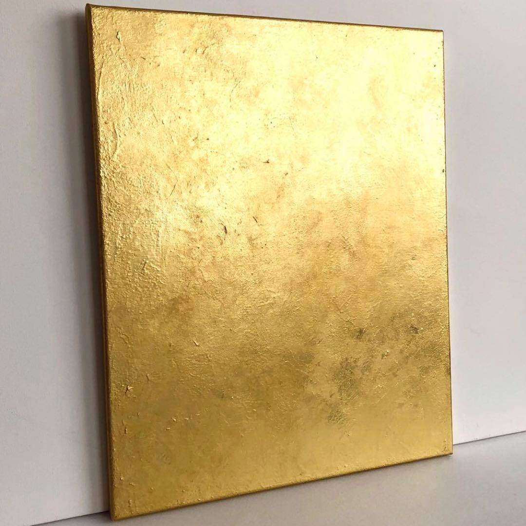 ゴールドアート＊テクスチャーアート抽象画アクリル画現代アート輝く光金箔絵画原画
