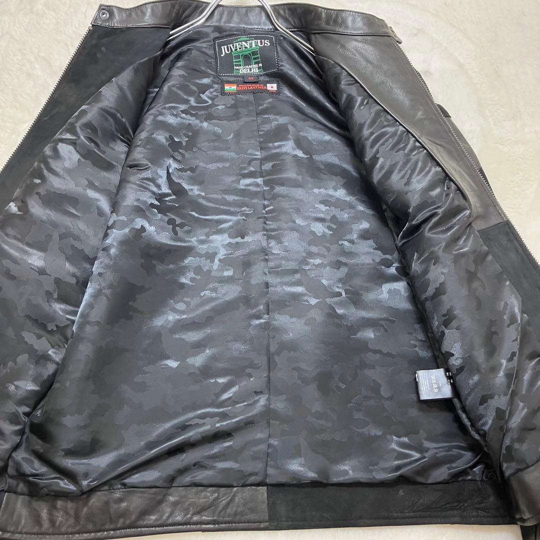 未使用品 Juventus (リューグーレザーズ)パッチワーク レザージャケット