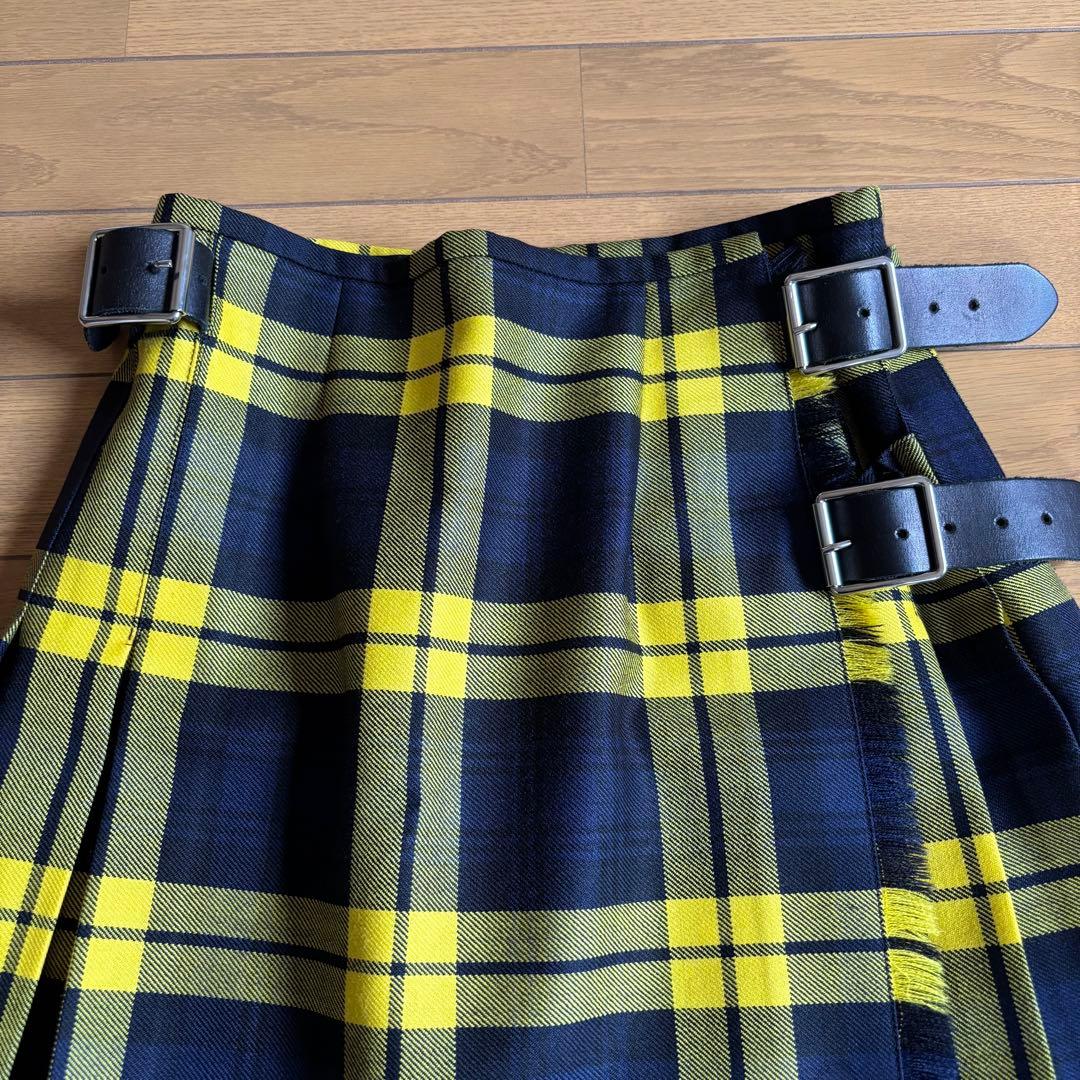 O'NEIL of DUBLIN ウーステッドウールキルトスカート　サイズGB8