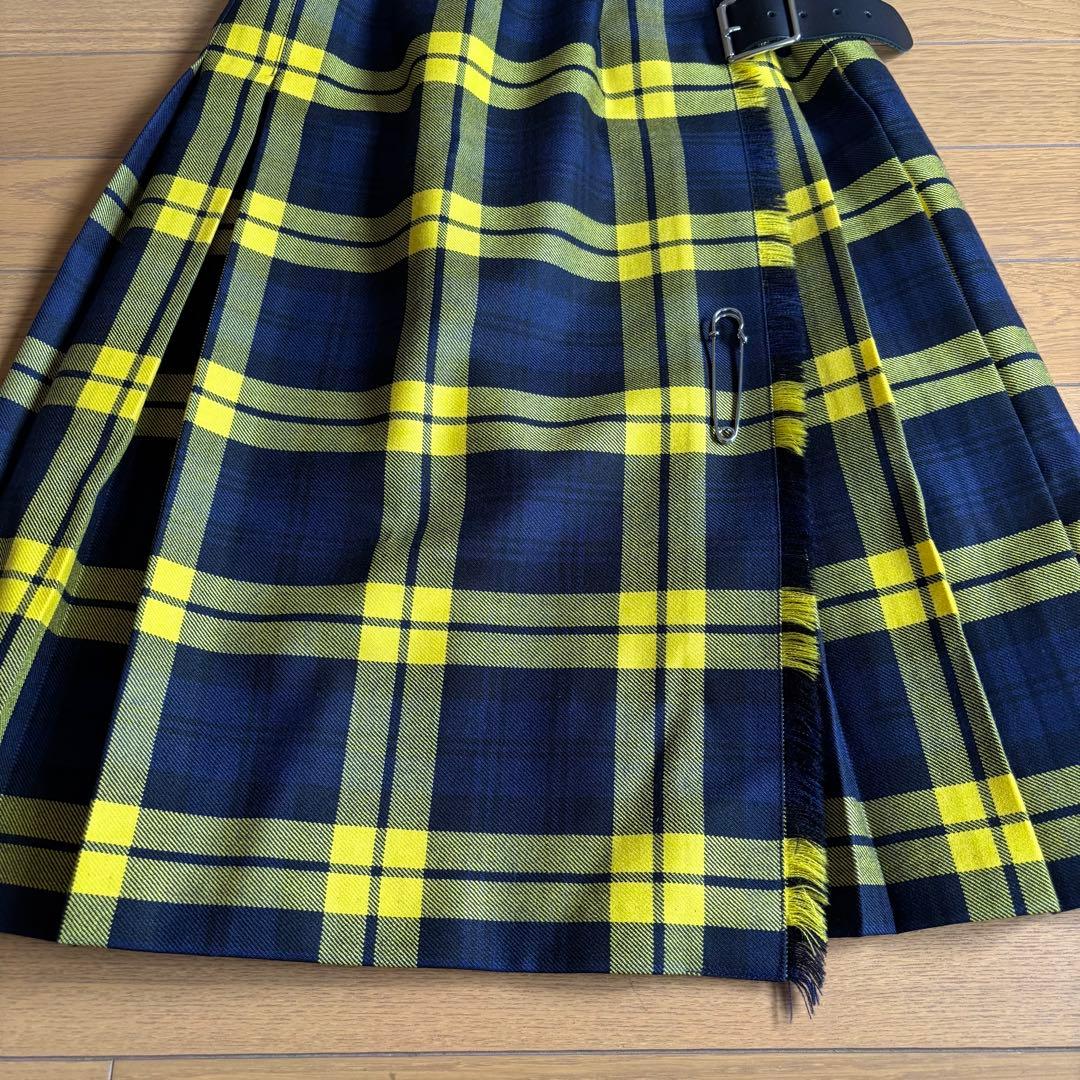 O'NEIL of DUBLIN ウーステッドウールキルトスカート　サイズGB8