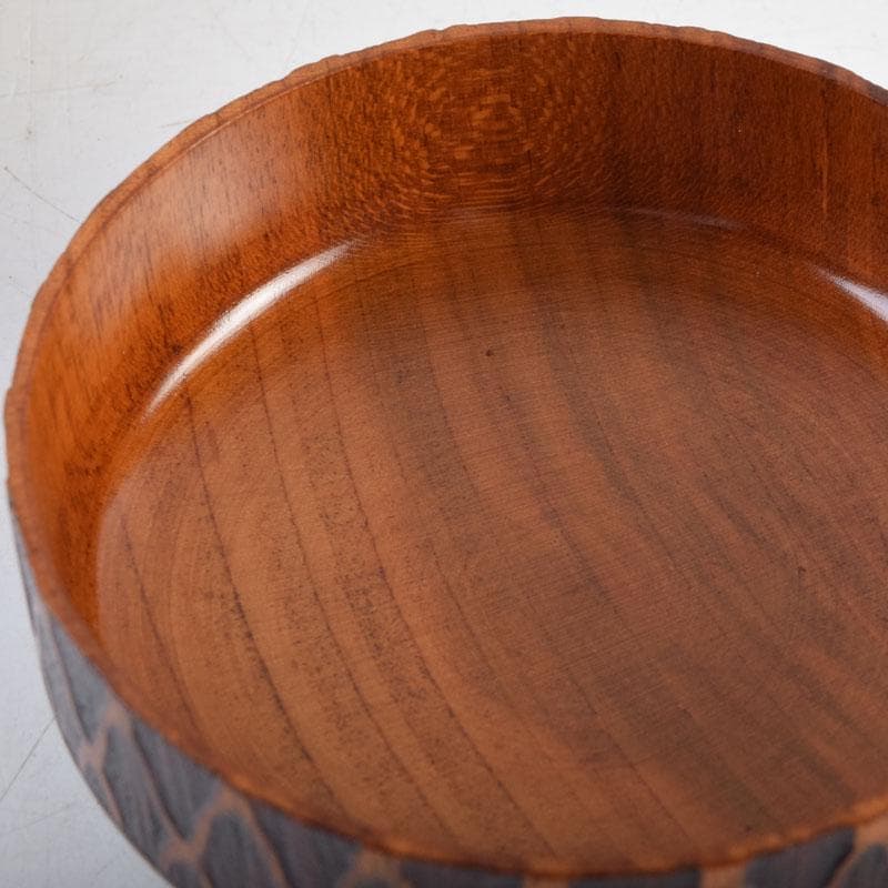 茶道具　加賀蒔絵師　和田寿峰作　立雛蒔絵　甲黒網目中棗　共箱　V　8993