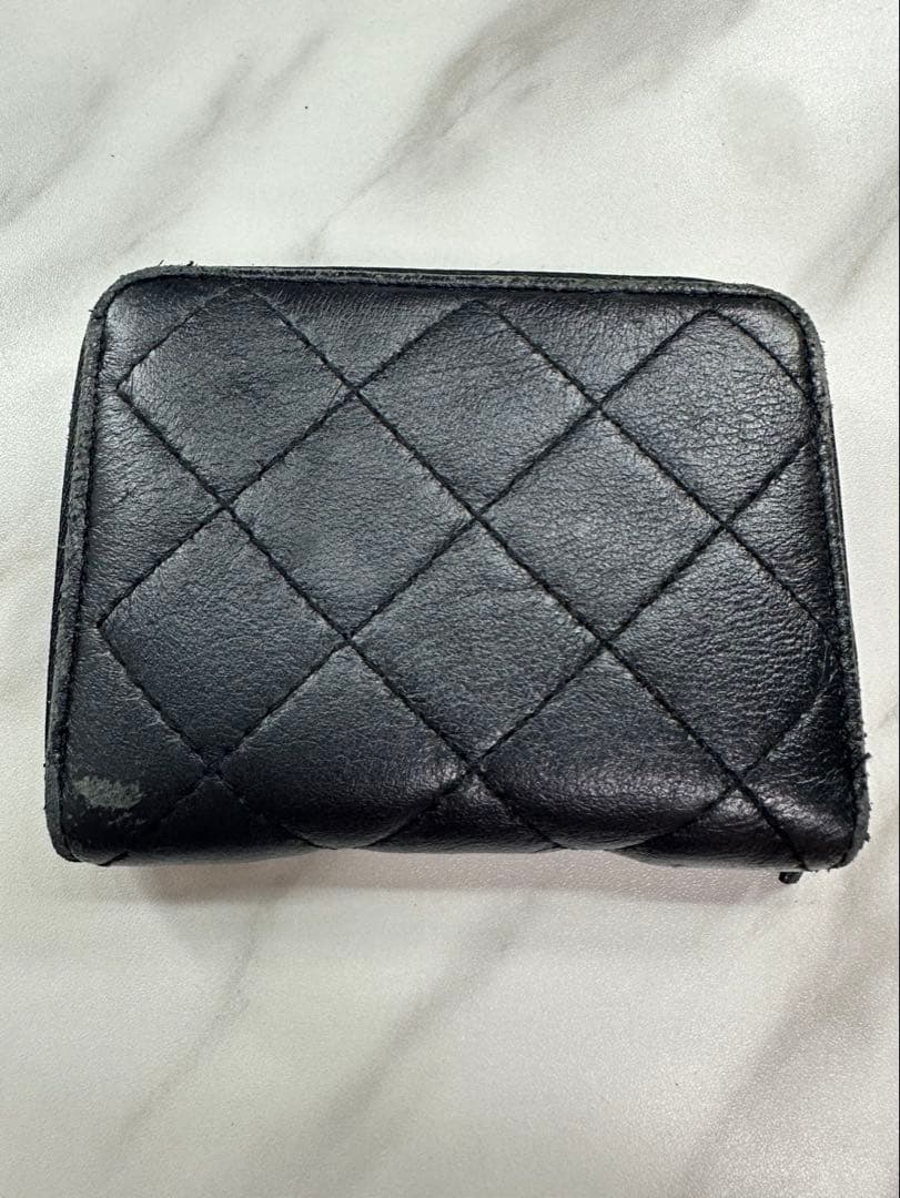 CHANEL ブラック キルティング ケース